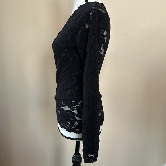Intimately Free People Black One Shoulder Lace Top - Picture 5 of 11